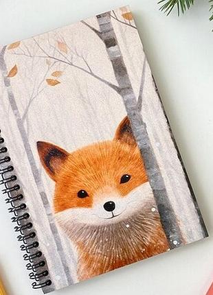 Блокнот sketchbook (прямокут.) лисеня