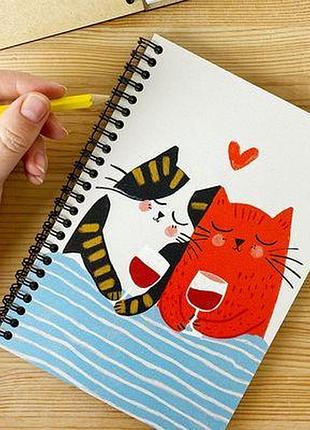 Блокнот sketchbook (прямокут.) солодкі лінощі разом