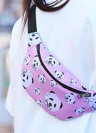 Сумка бананка bumbag панда