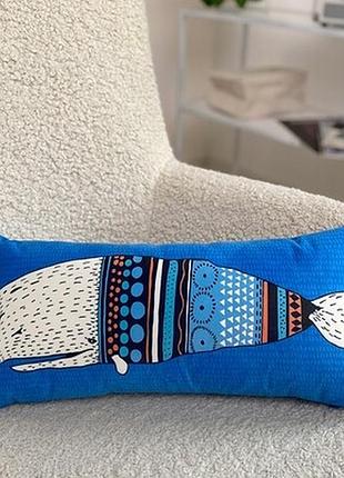 Подушка для дивану (оксамит) 50х24 см кашалот