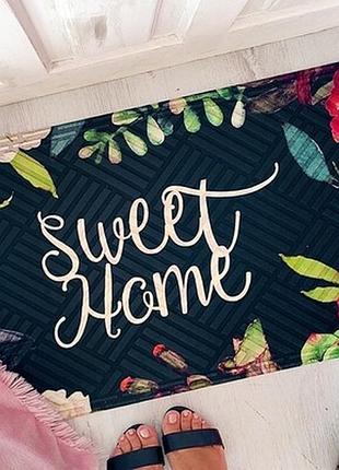 Килимок придверний з принтом sweet home