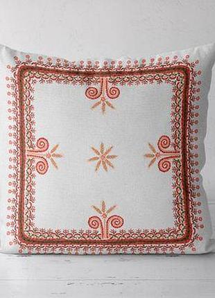 Подушка декоративна (soft) 45x45 см колоски