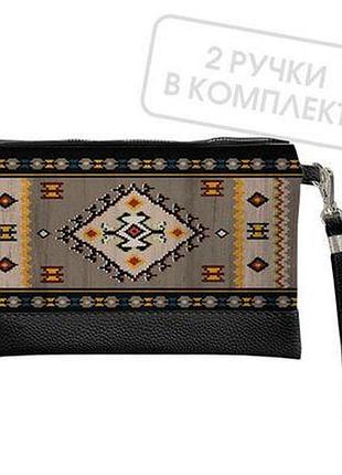 Клатч через плече ліжник. стилізація