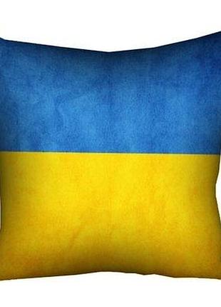 Подушка з принтом 40х40 см прапор україни