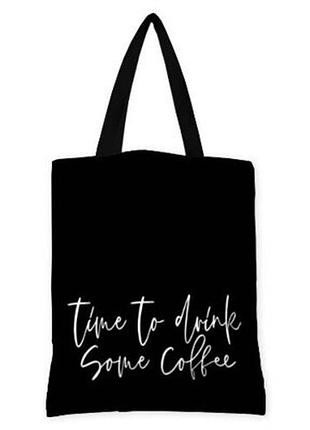 Сумка жіноча тканинна original time to drink some coffee