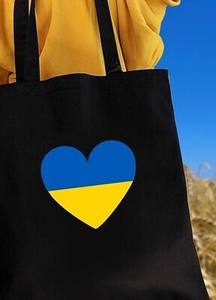 Еко сумка market (шопер) з україною в серці