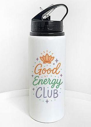 Пляшка для води з трубочкою good energy club