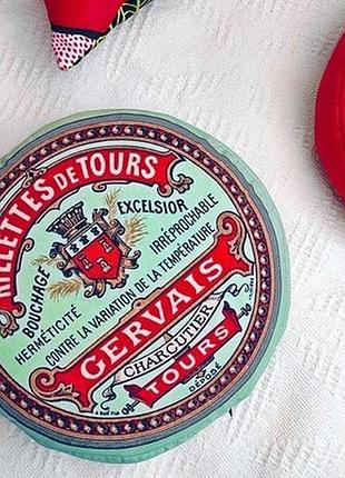Подушка кругла gervais rillettes de tours