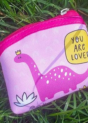 Гаманець дитячий kid you are loved (динозаврик)