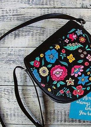 Молодіжна сумка saddle розмаїття квітів