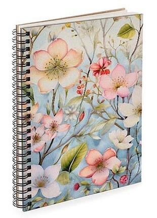 Блокнот sketchbook (прямокут.) ніжні квіти
