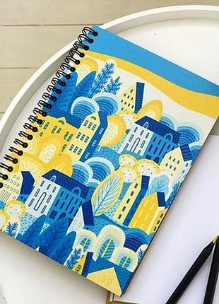 Блокнот sketchbook (прямокут.) місто