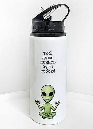 Пляшка для води з трубочкою тобі дуже личить бути собою!