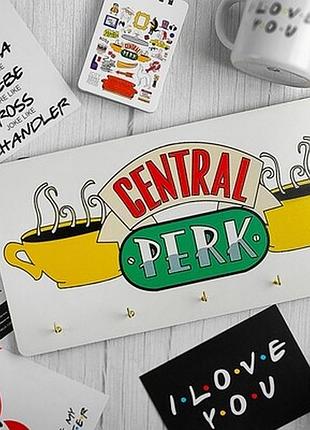 Ключниця настінна горизонтальна central perk