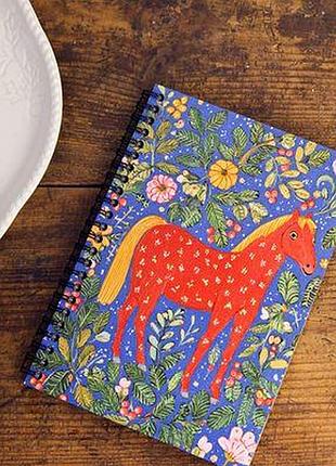Блокнот sketchbook (прямокут.) кінь та квіти