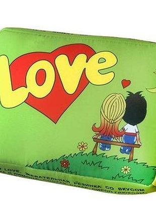 Подушка "lovе…" xxl зелена
