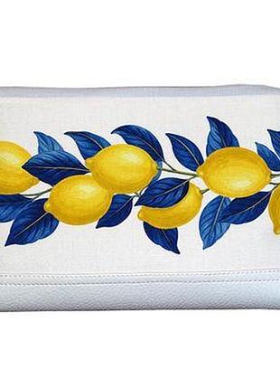 Косметичка дорожня жіноча lovely яскраві лимончики