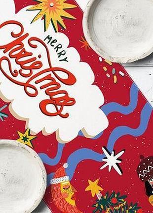 Доріжка на стіл (ранер) merry christmas