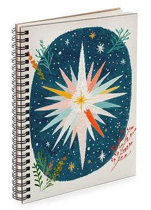 Блокнот sketchbook (прямокут.) різдвяна зірка в небі