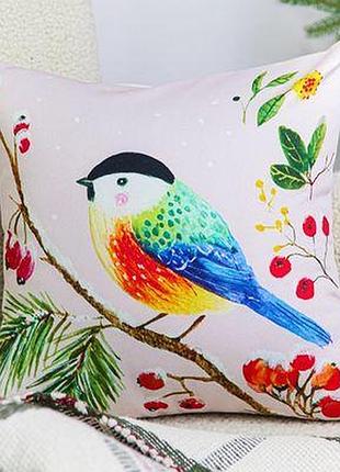 Подушка декоративна (soft) 45x45 см снігур