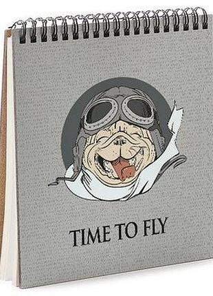 Блокнот sketchbook (квадрат.) time to fly