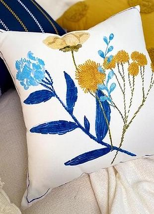 Подушка декоративна (soft) 45x45 см ніжна композиція