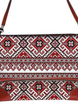 Сумка на плече жіноча pretty український орнамент