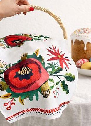 Серветка велика на стіл, для кошика мак