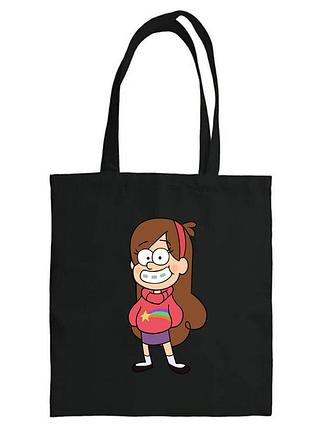 Сумка шопер мейбл гравити фолз gravity falls (sh00026) черный