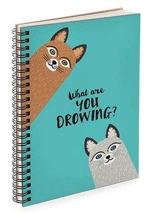 Блокнот sketchbook (прямокут.) what are you drowing?