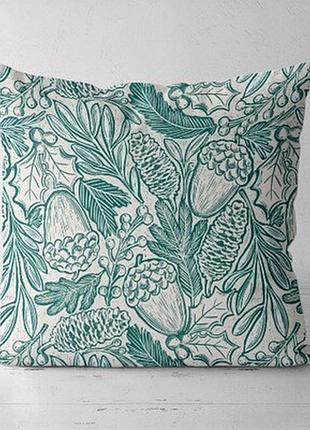 Подушка декоративна (soft) 45x45 см жолуді