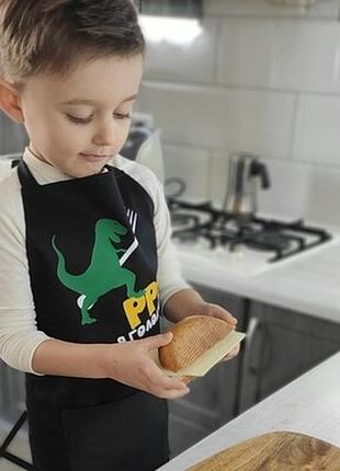 Фартух підлітковий з написом ррр! я голодний