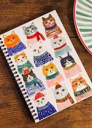 Блокнот sketchbook (прямокут.) парад котиків