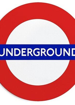 Круглий килимок для мишки underground