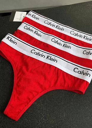 Женские трусики-бикини calvin klein набор 3шт. маломерят