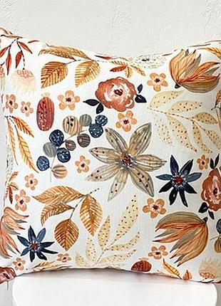 Подушка декоративна (soft) 45x45 см осіння композиція