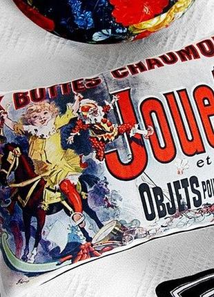 Подушка декоративна 45х32 см (мішковина) jouets et objets pour etrennes (з серіалу friends (друзі)