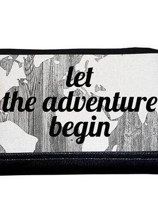 Косметичка дорожня жіноча lovely let the adventure begin