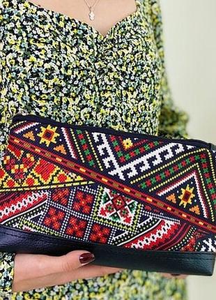 Косметичка дорожня жіноча lovely український орнамент