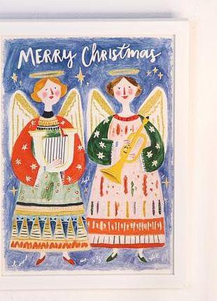 Постер у рамці а3 merry christmas