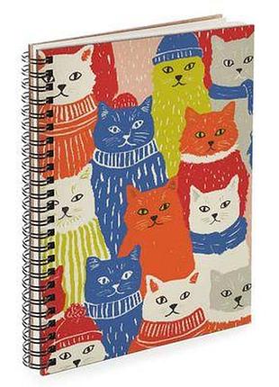 Блокнот sketchbook (прямокут.) котики в светриках