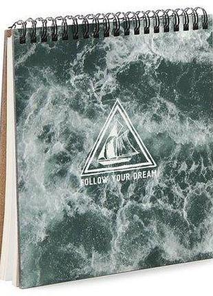 Блокнот sketchbook (квадрат.) follow your dream