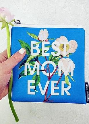Косметичка квадратна basic best mom ever
