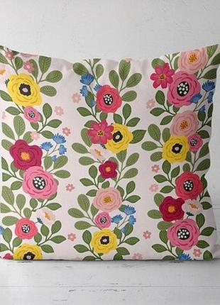 Подушка декоративна (soft) 45x45 см мальви