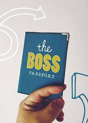 Обкладинка на паспорт the boss
