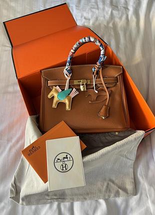 Hermès birkin 30 bag in gold togo leather with gold hardware 30 см