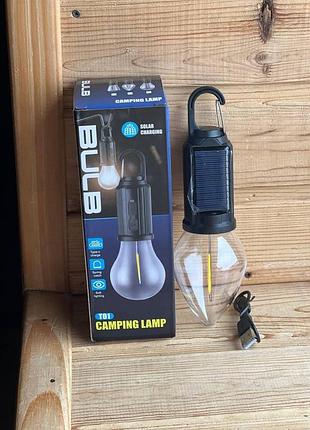 Лампочка лампа для кемпинга, работающая от солнечной энергии, с usb-зарядкой and ha-112