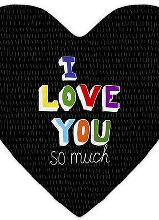 Подушка серце i love you so much