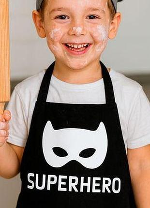 Фартух підлітковий з написом superhero (супергерой)