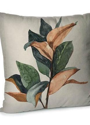 Подушка для дивана 45х45 см тропічний мотив